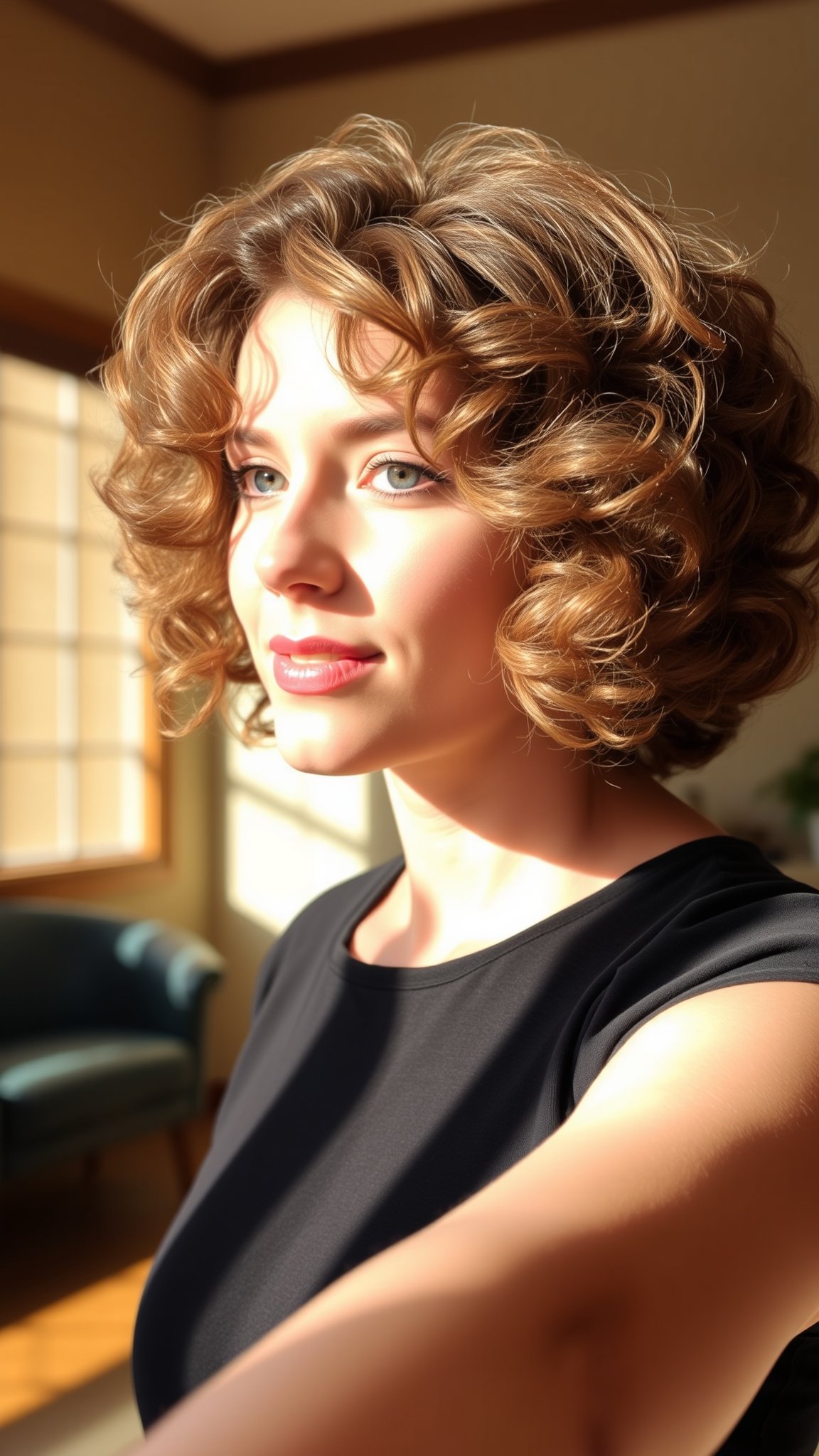4. Curly Bob