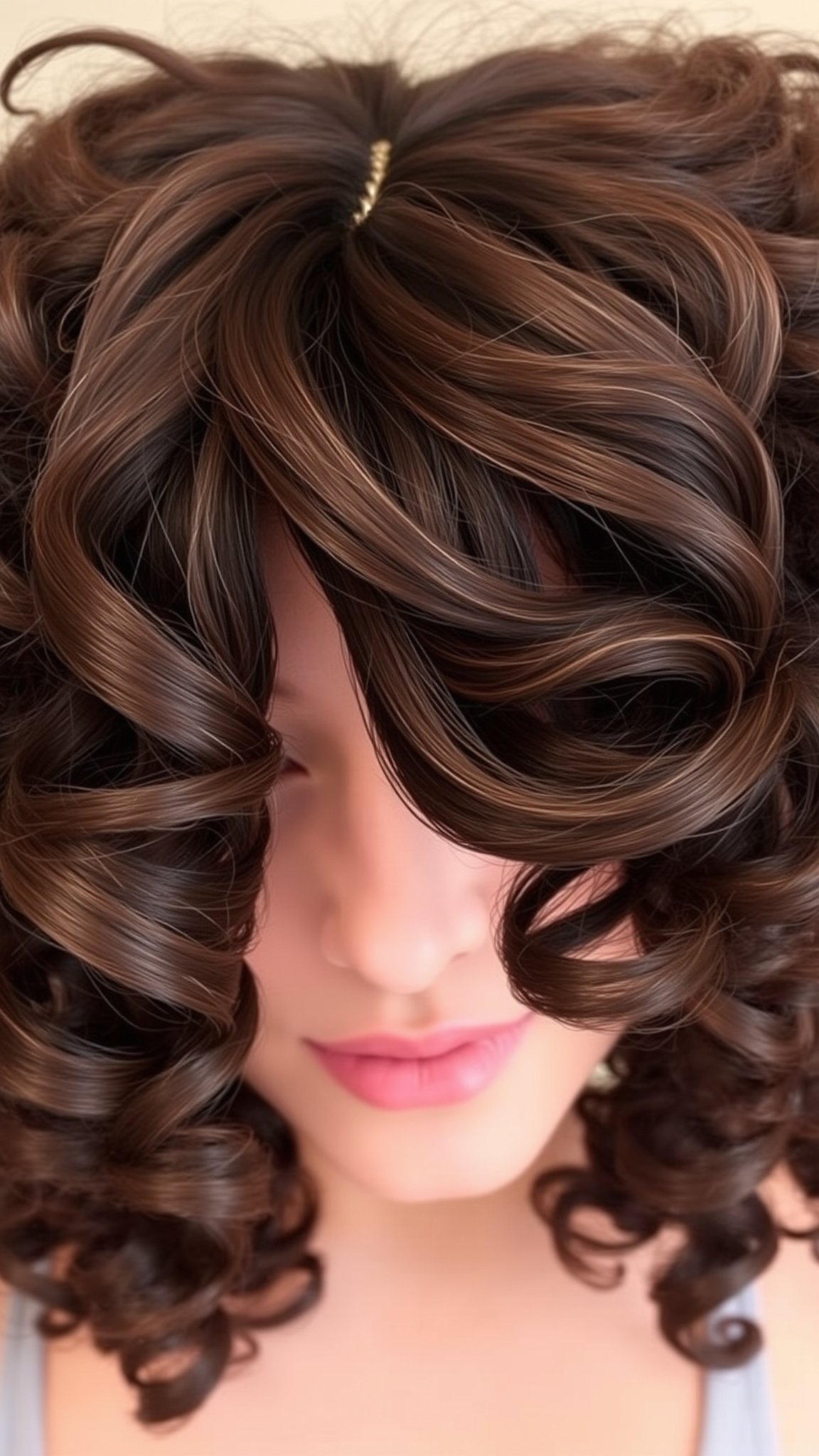 4 curly layers 4. Curly Layers