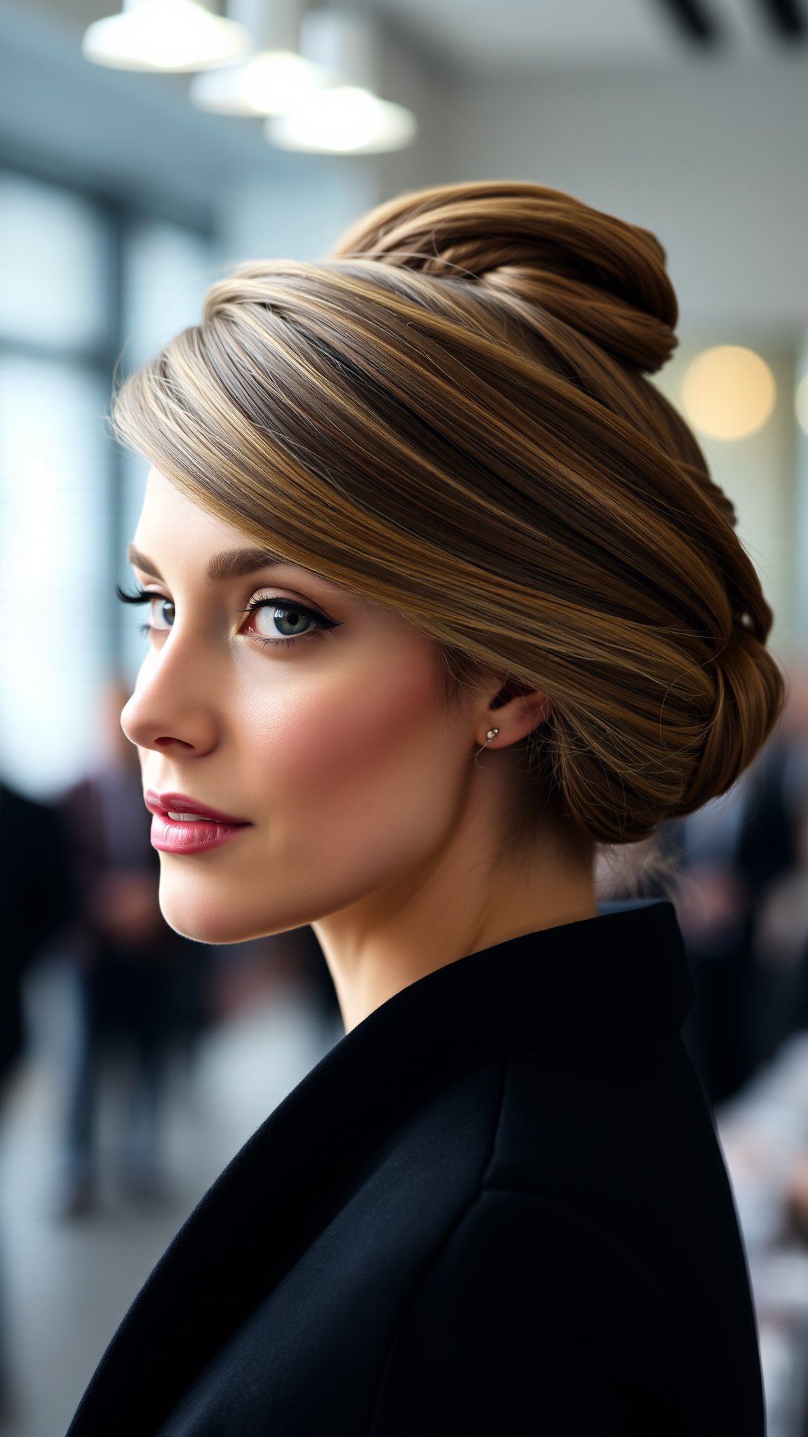 4 elegant chignon 4. Elegant Chignon