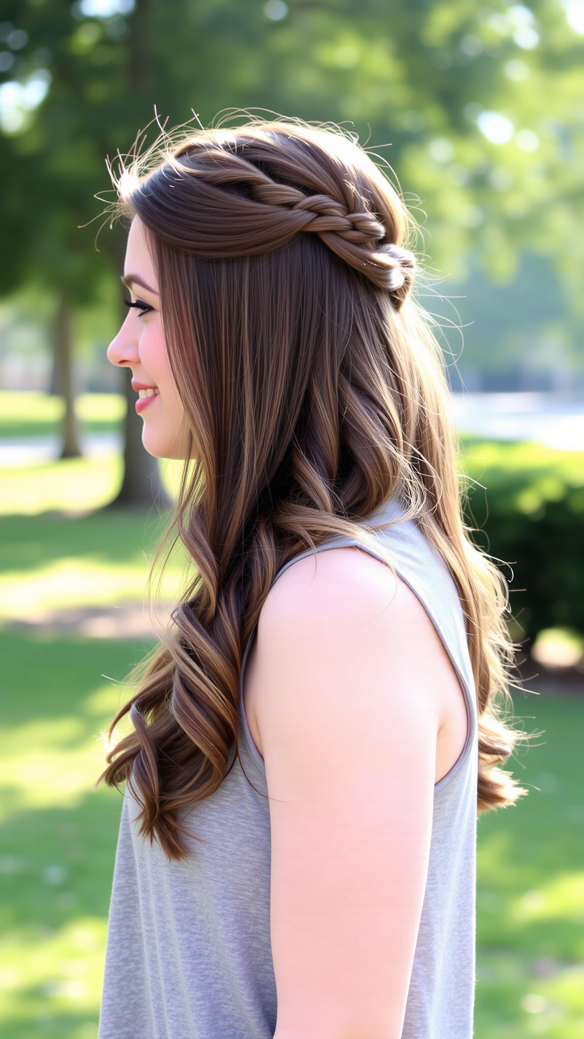 4 half up half down 4 4. Half-Up, Half-Down