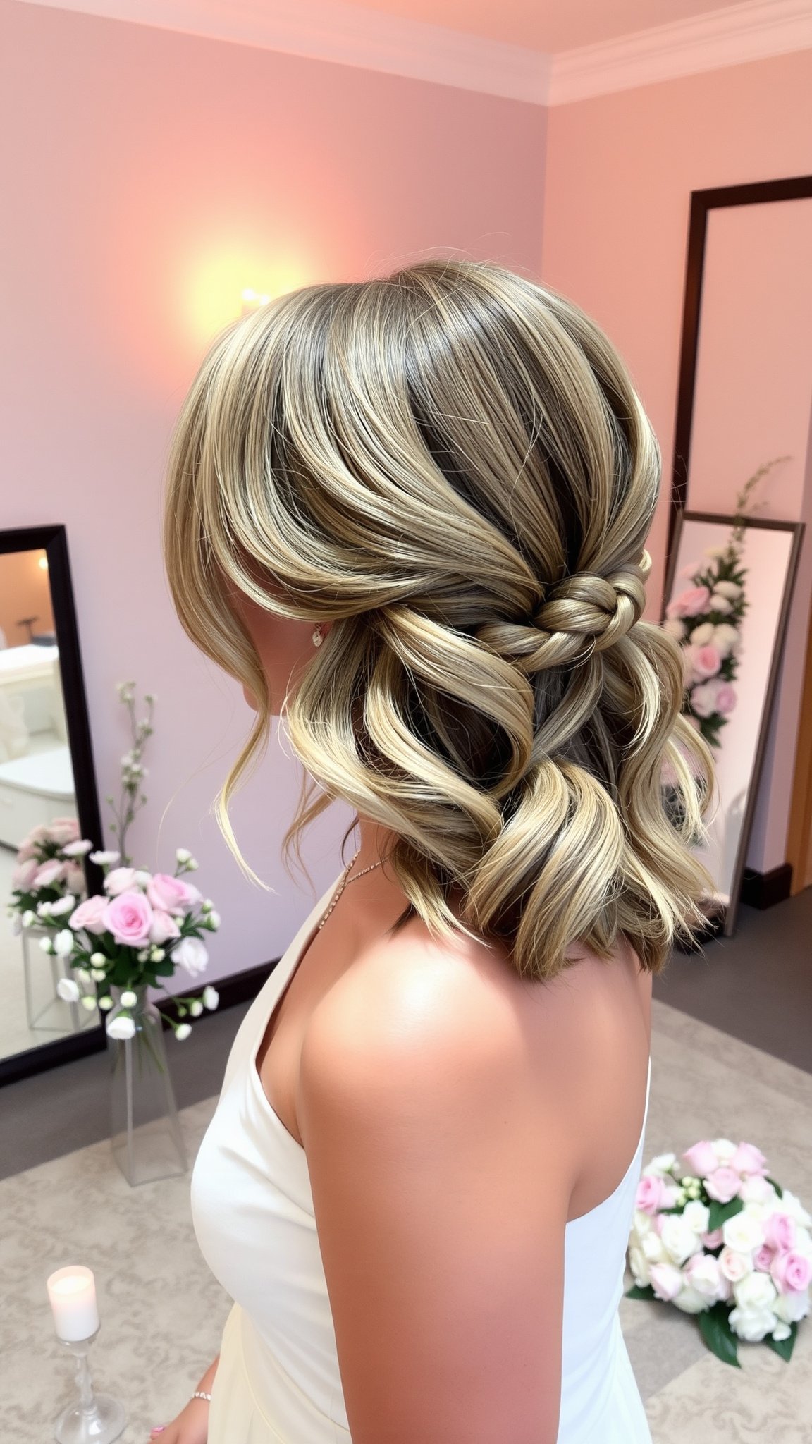 4. Half-Up Half-Down Style