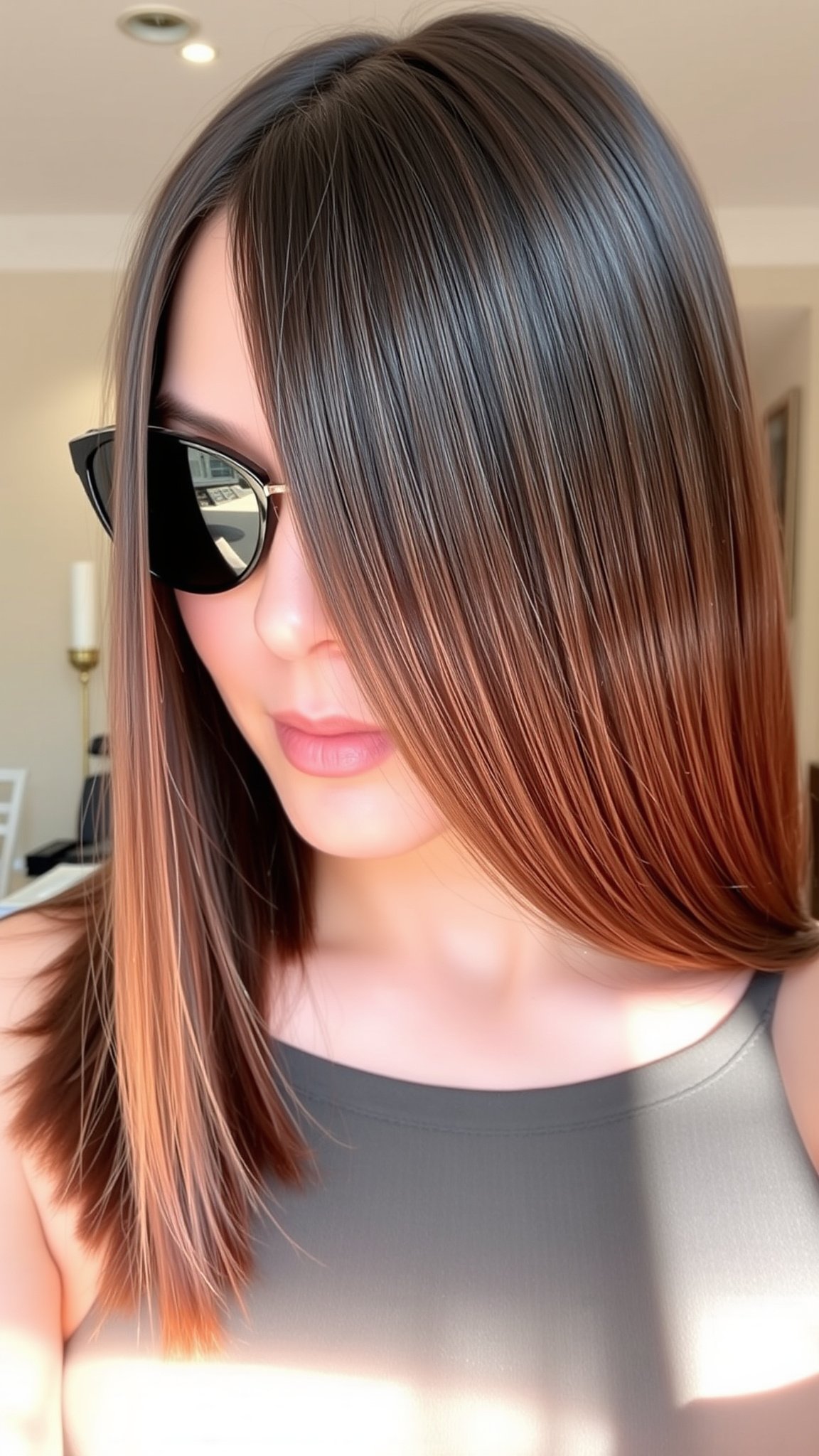 4. Straight and Sleek