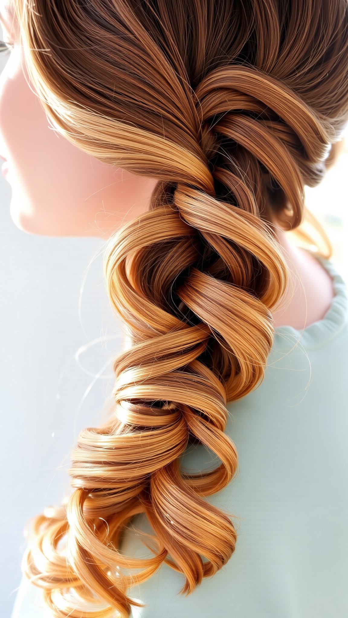 5. Curly Side Braid