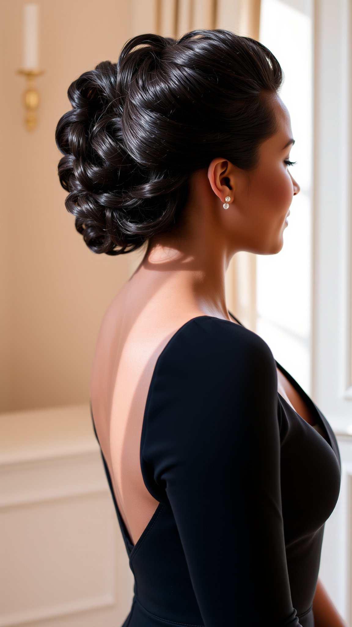 5. Curly Updo