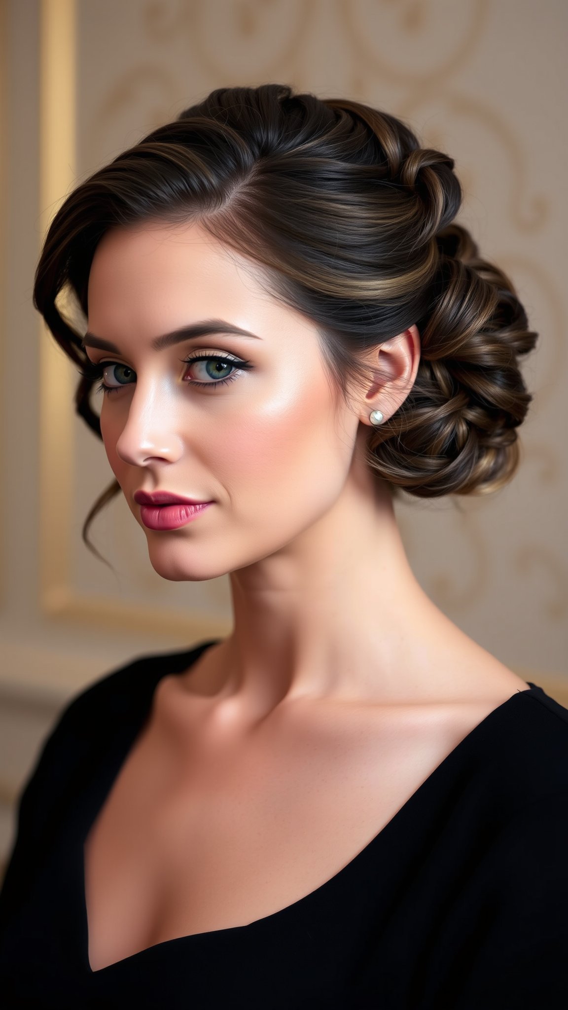 5. Curly Updo