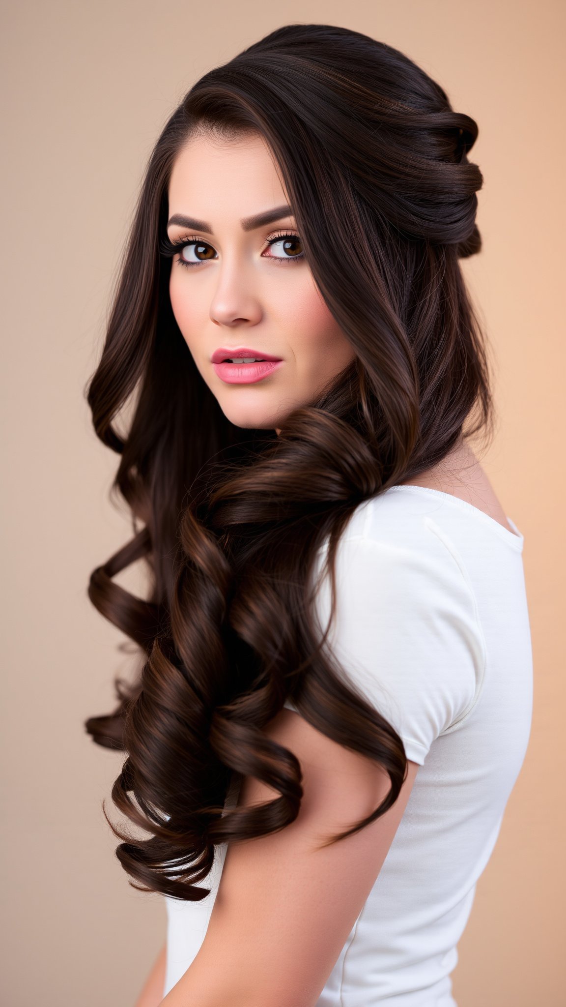 5. Half-Up Half-Down Style