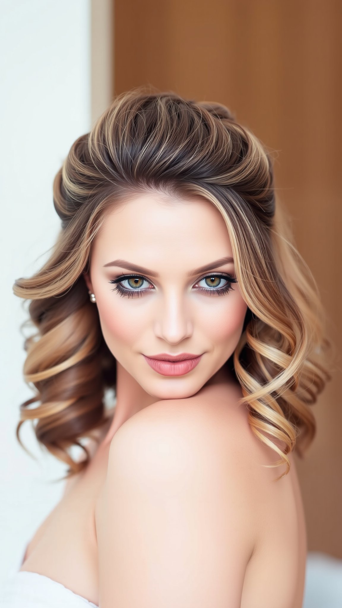 5. Half-Up Half-Down Style