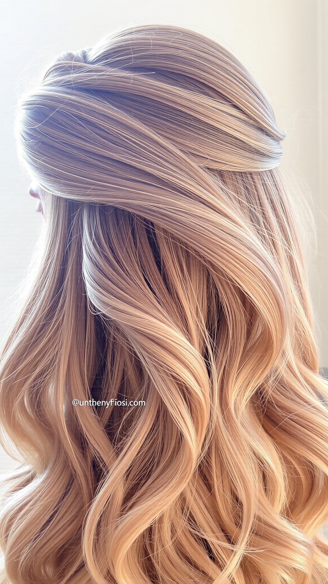 5. Half-Up Half-Down Style