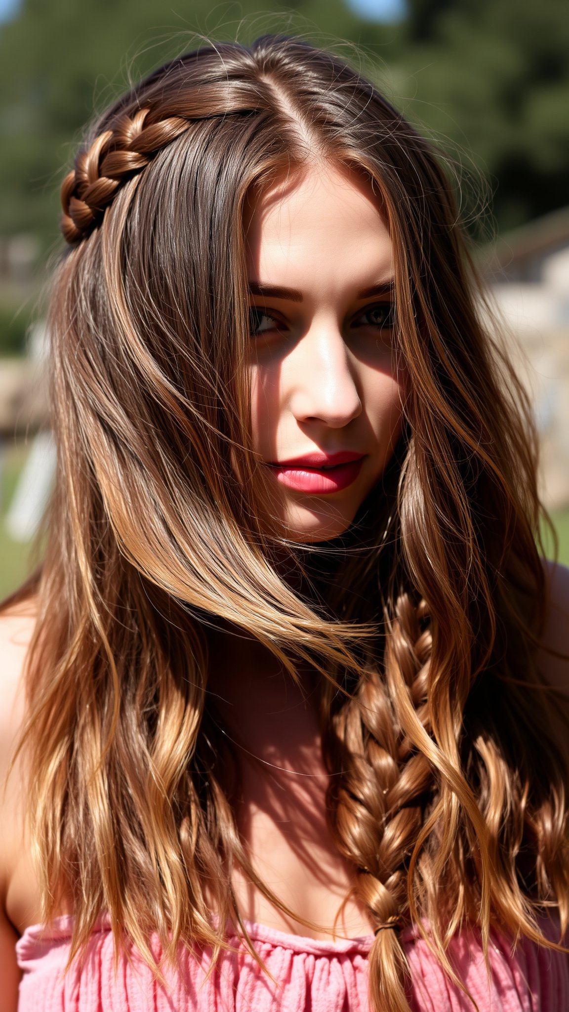 5. Loose Fishtail Braid