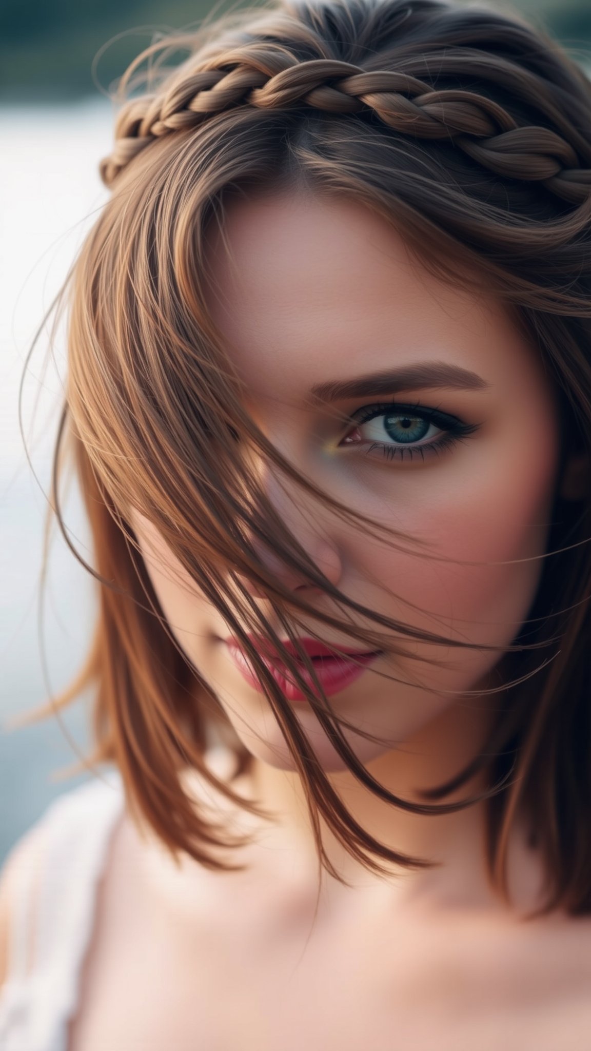 5 messy braided crown 5. Messy Braided Crown