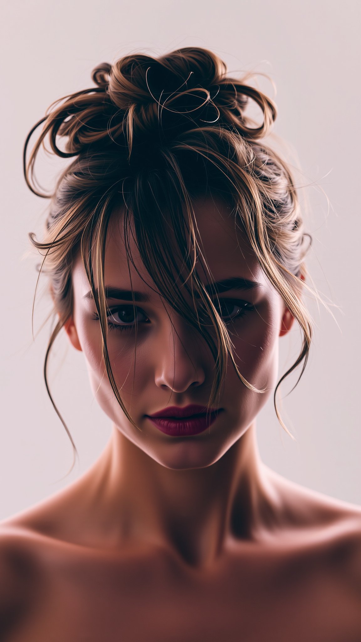 5 messy bun with face framing strands 5. Messy Bun with Face-Framing Strands