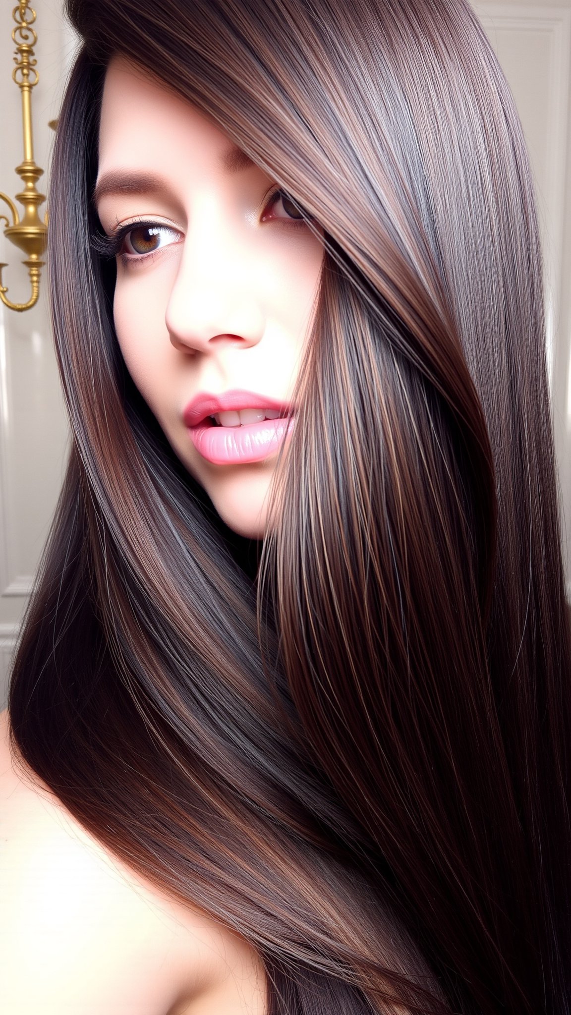 5. Straight and Sleek