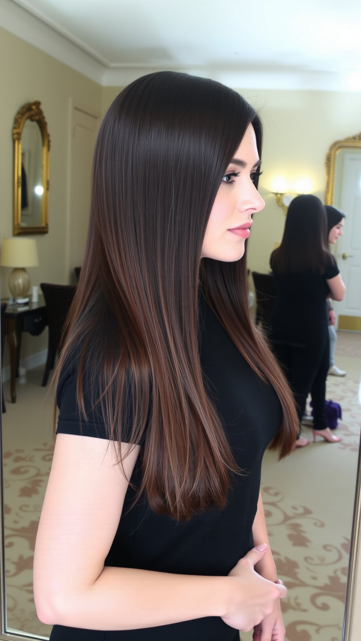 5. Straight and Sleek