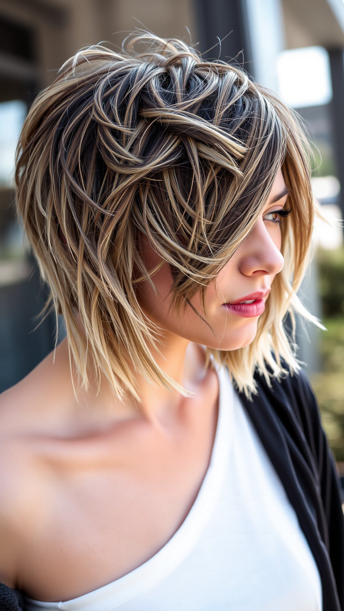 5. Textured Bob