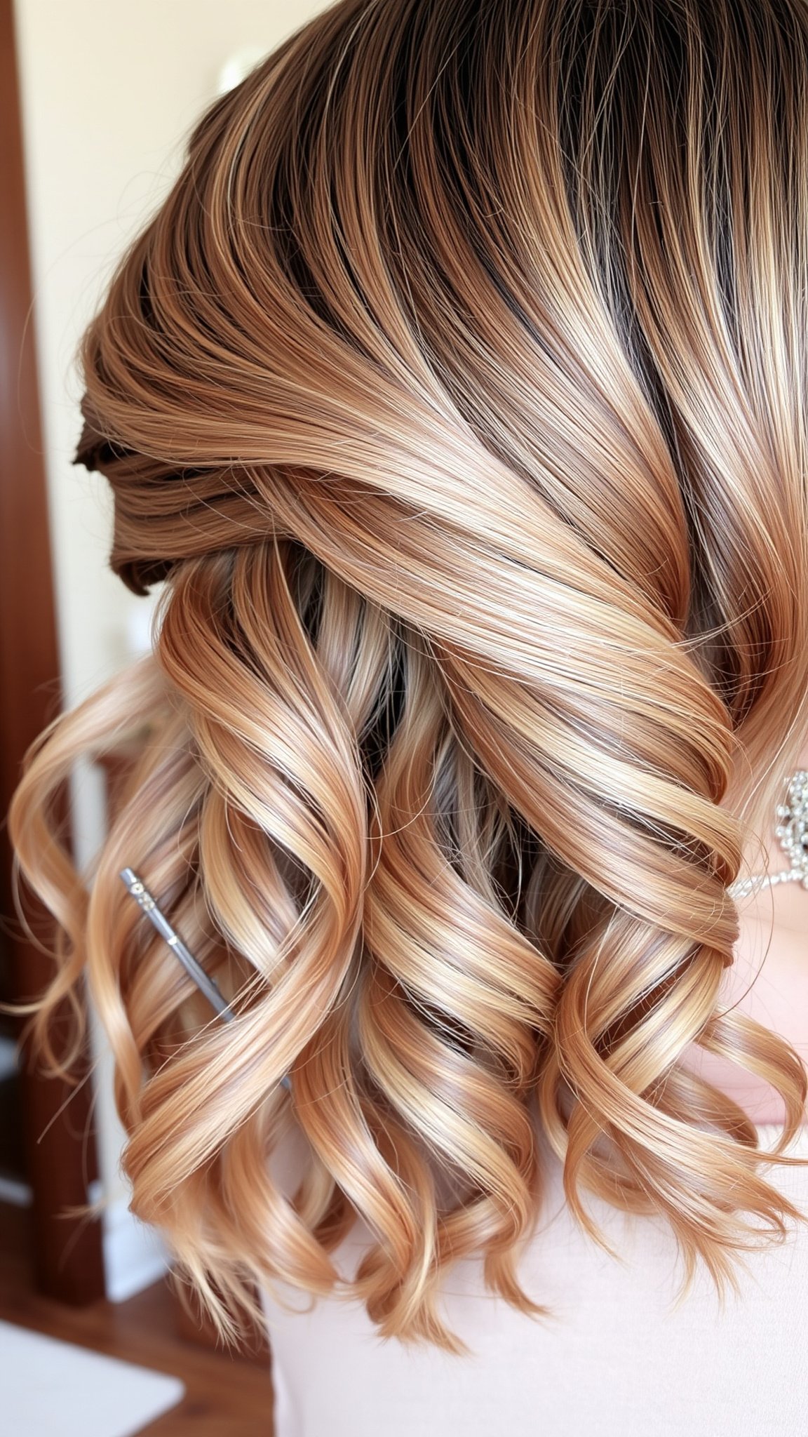 5. Textured Half-Updo