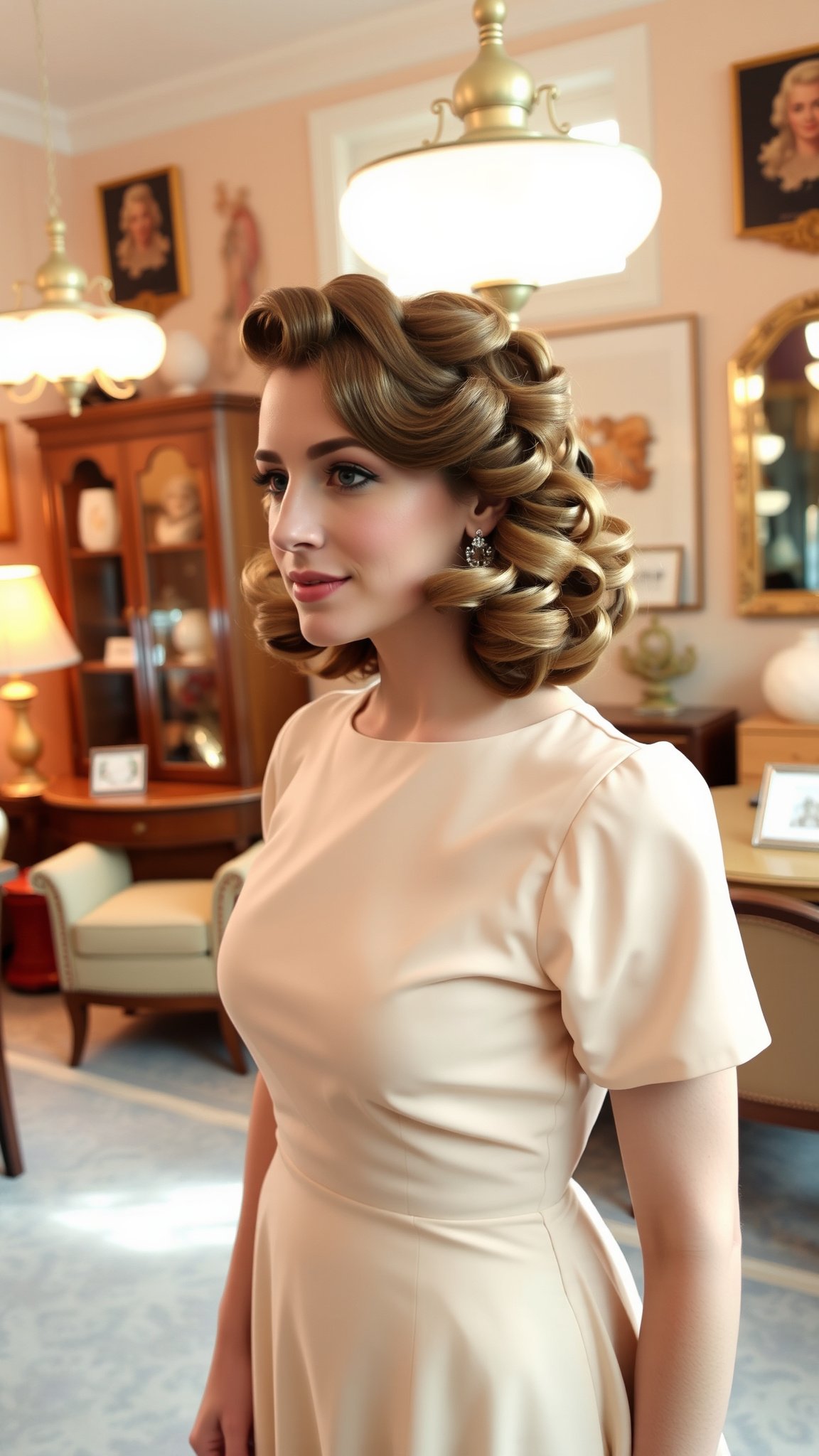 5. Vintage Pin Curls