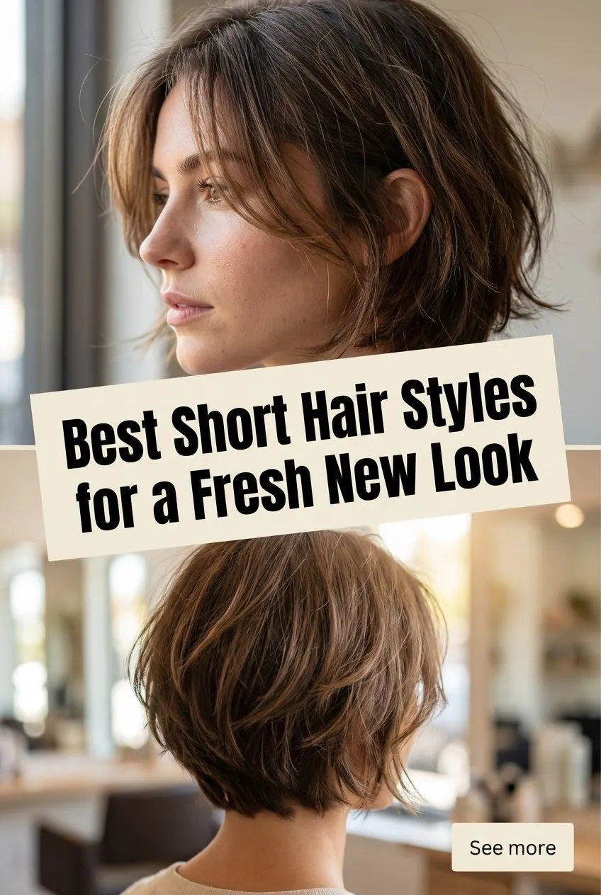 Best Short Hair Styles for a Fresh New Look