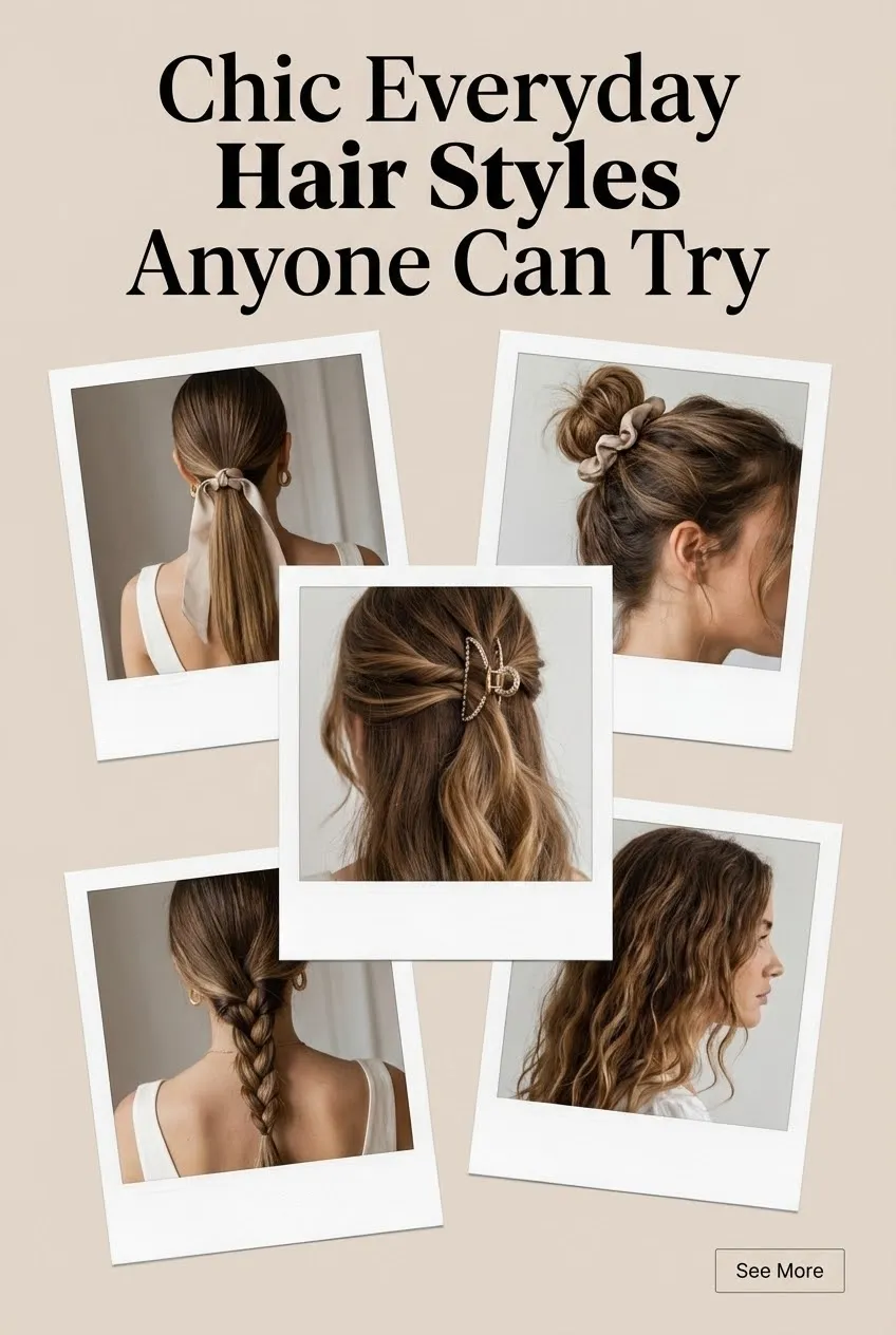 Chic Everyday Hair Styles Anyone Can Try