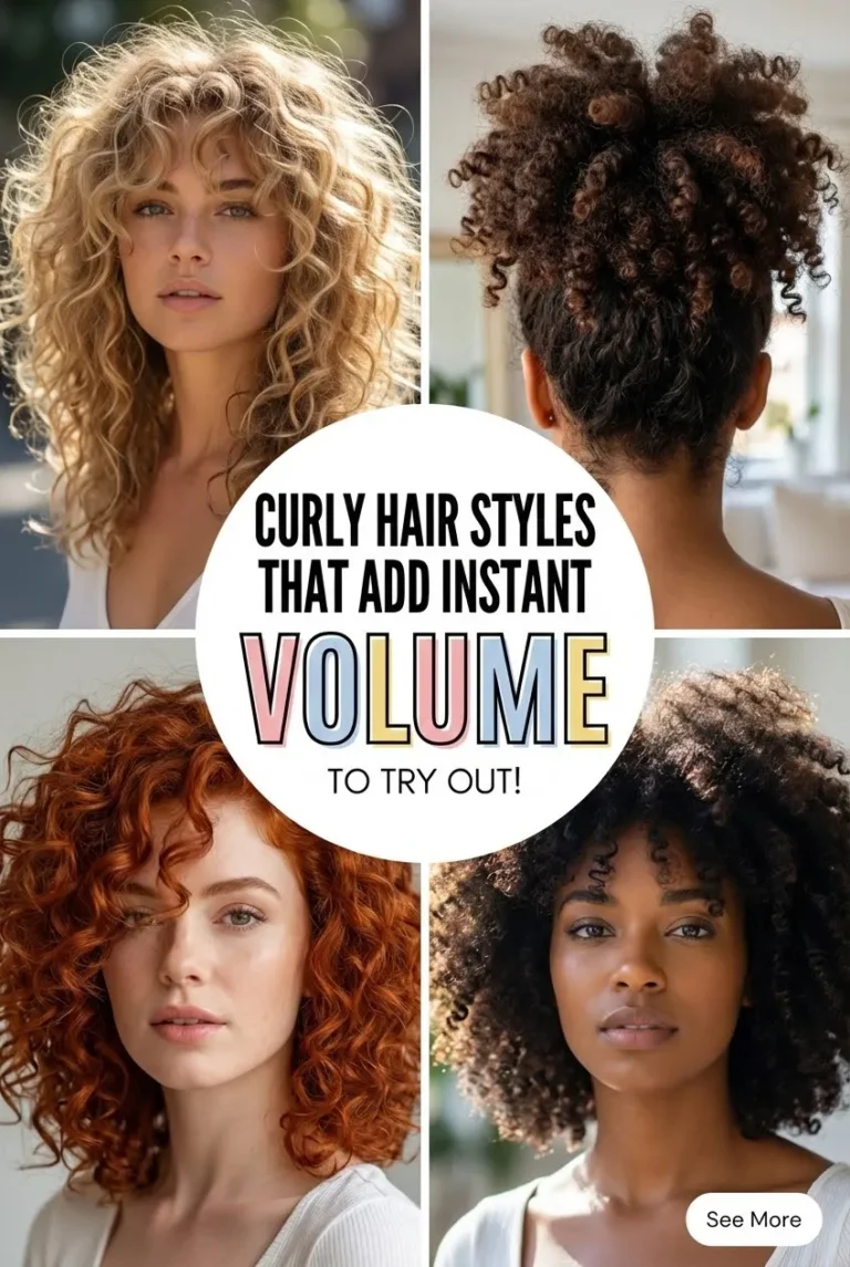 Curly Hair Styles That Add Instant Volume