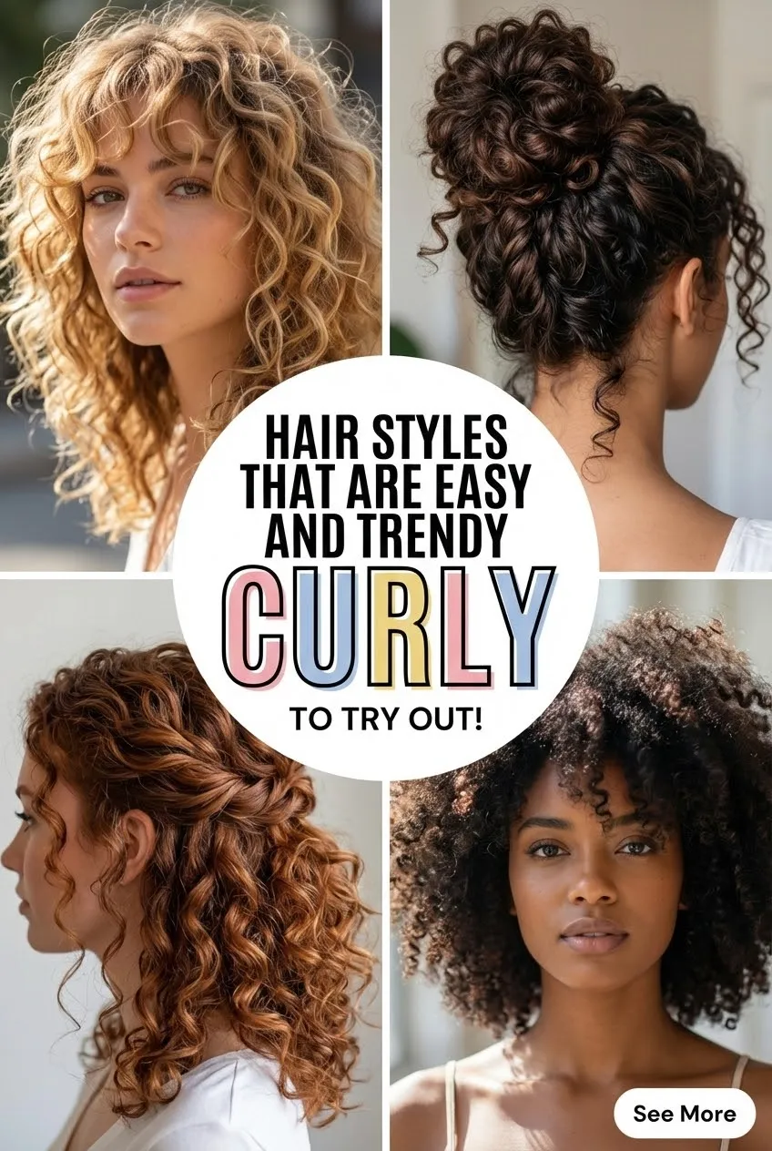 Curly Hair Styles That Are Easy and Trendy