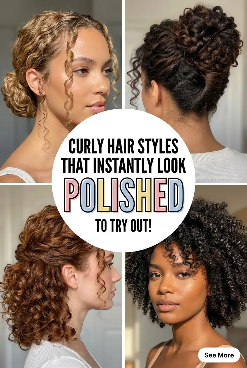 Curly Hair Styles That Instantly Look Polished