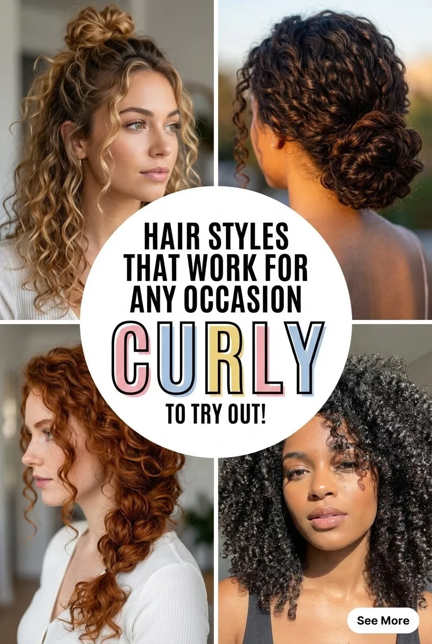 Curly Hair Styles That Work for Any Occasion