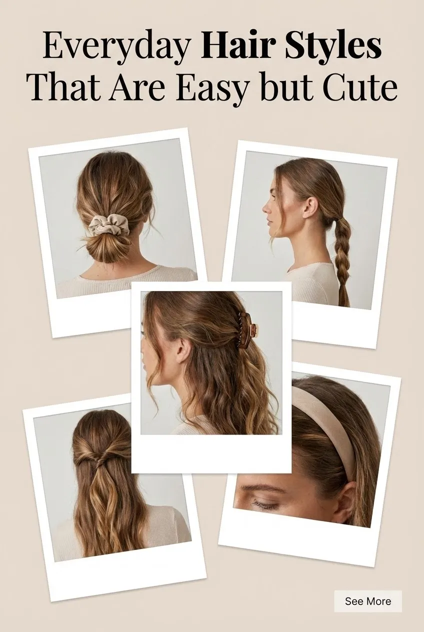 Everyday Hair Styles That Are Easy but Cute
