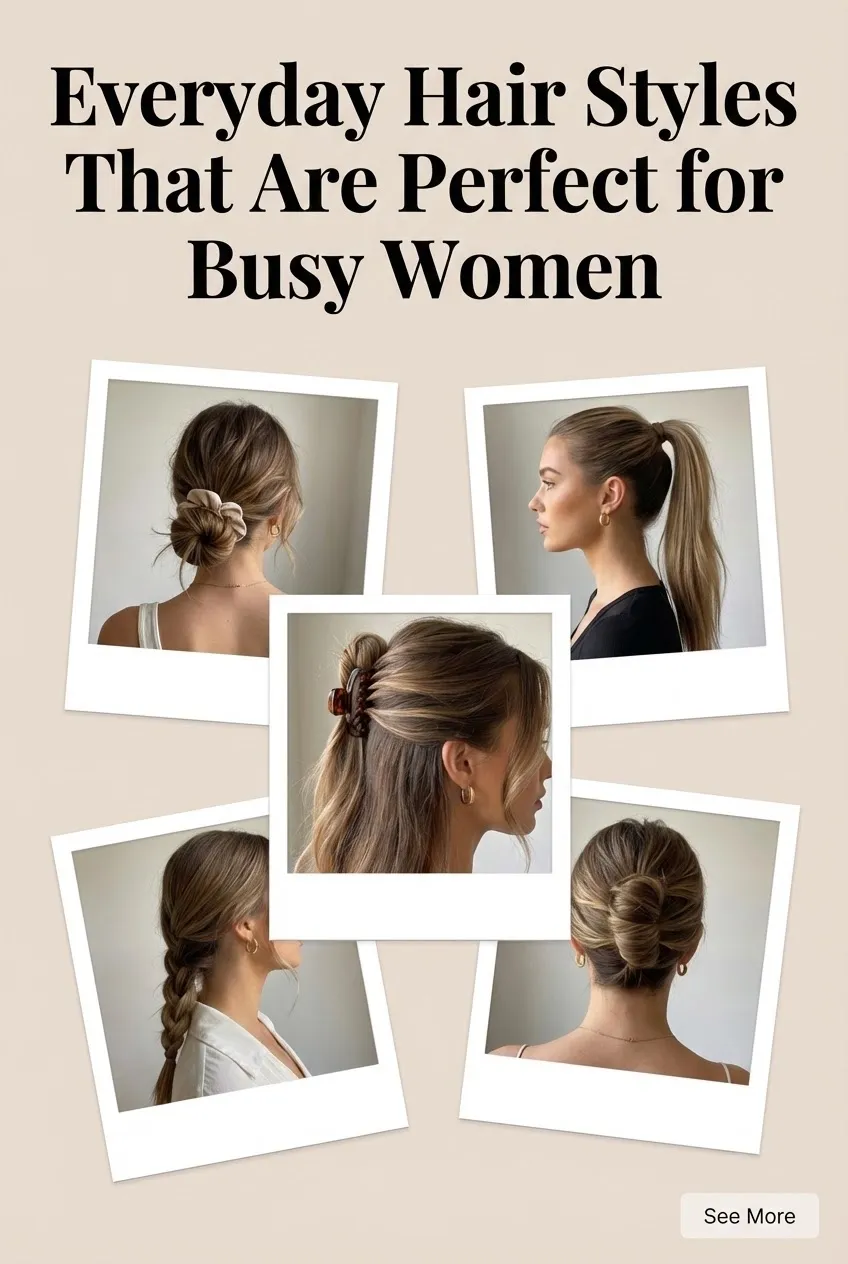Everyday Hair Styles That Are Perfect for Busy Women