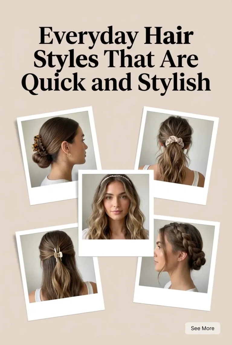 Everyday Hair Styles That Are Quick and Stylish