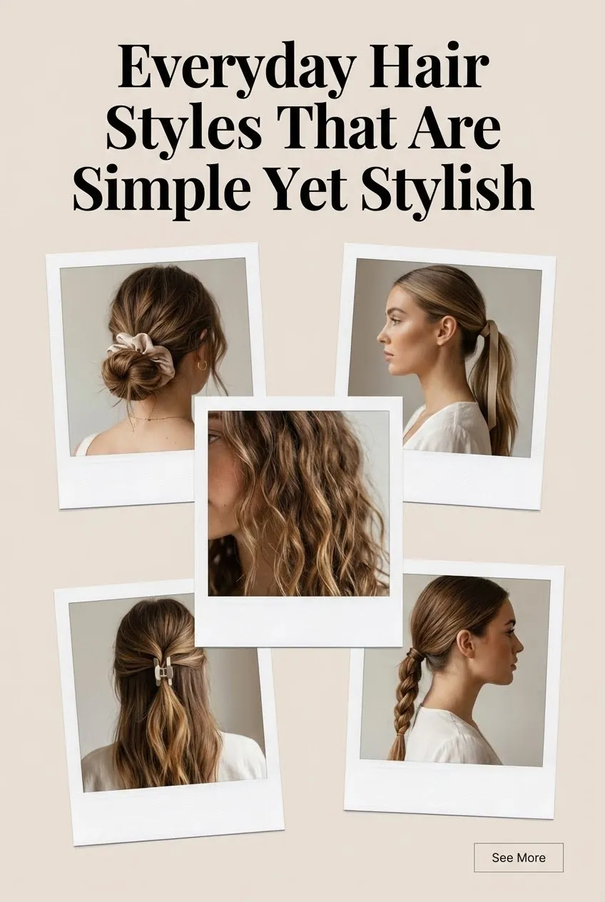 Everyday Hair Styles That Are Simple Yet Stylish