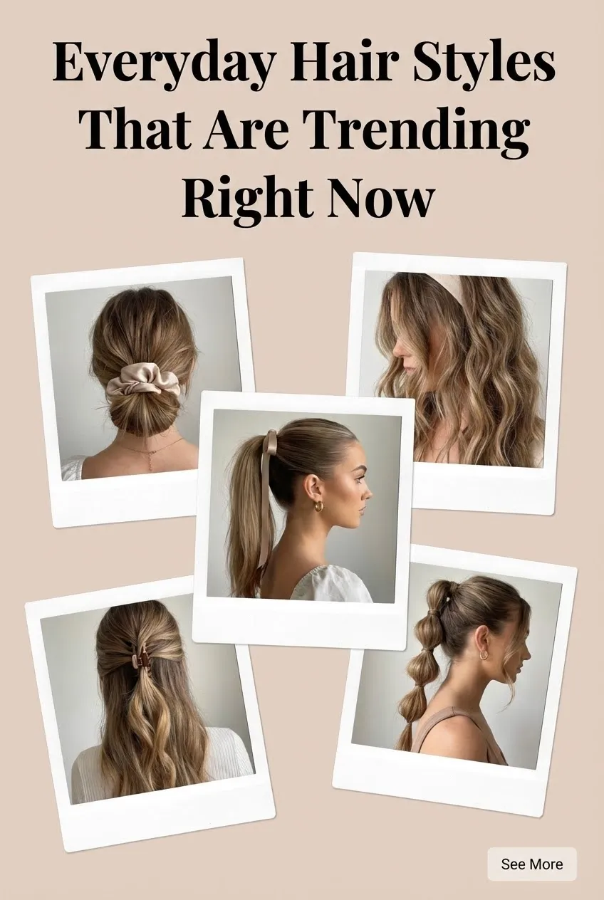 Everyday Hair Styles That Are Trending Right Now