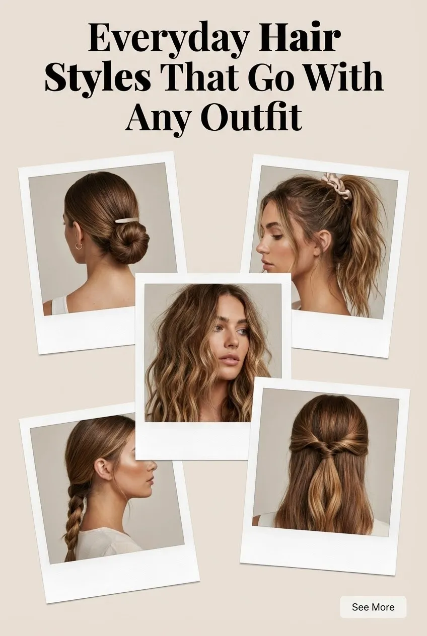 Everyday Hair Styles That Go With Any Outfit