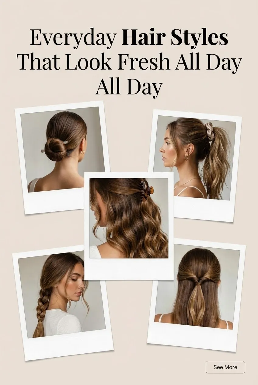 Everyday Hair Styles That Look Fresh All Day