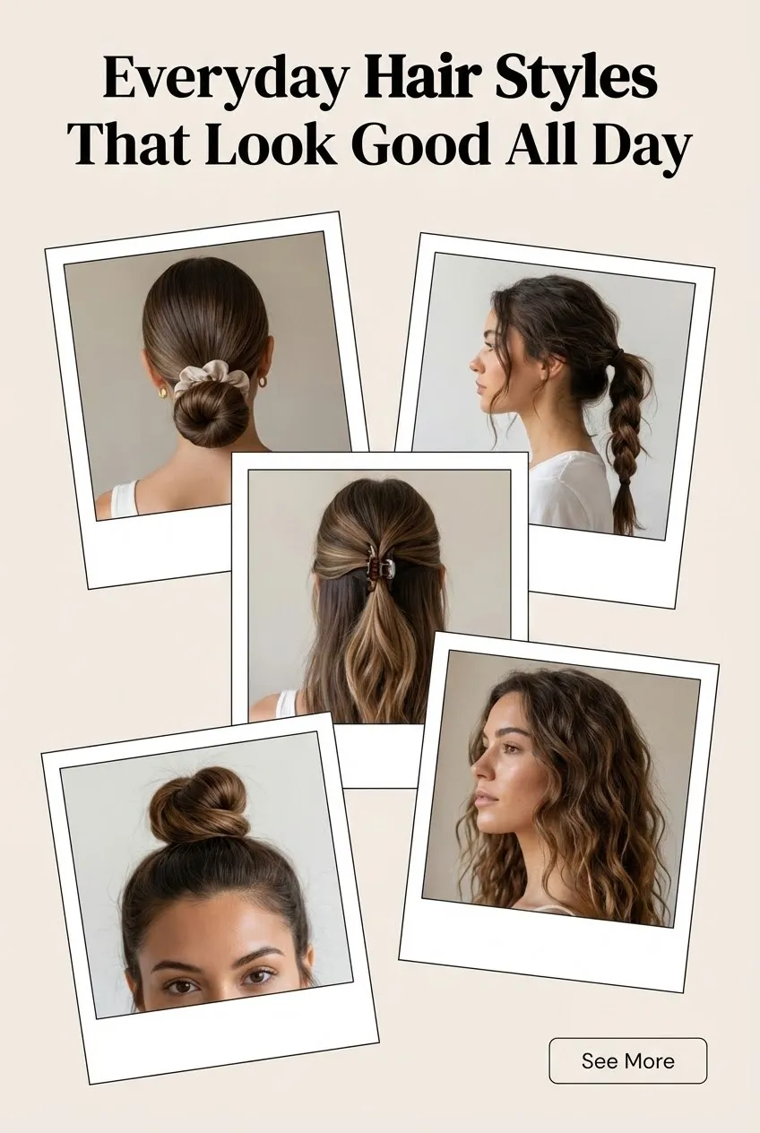 Everyday Hair Styles That Look Good All Day