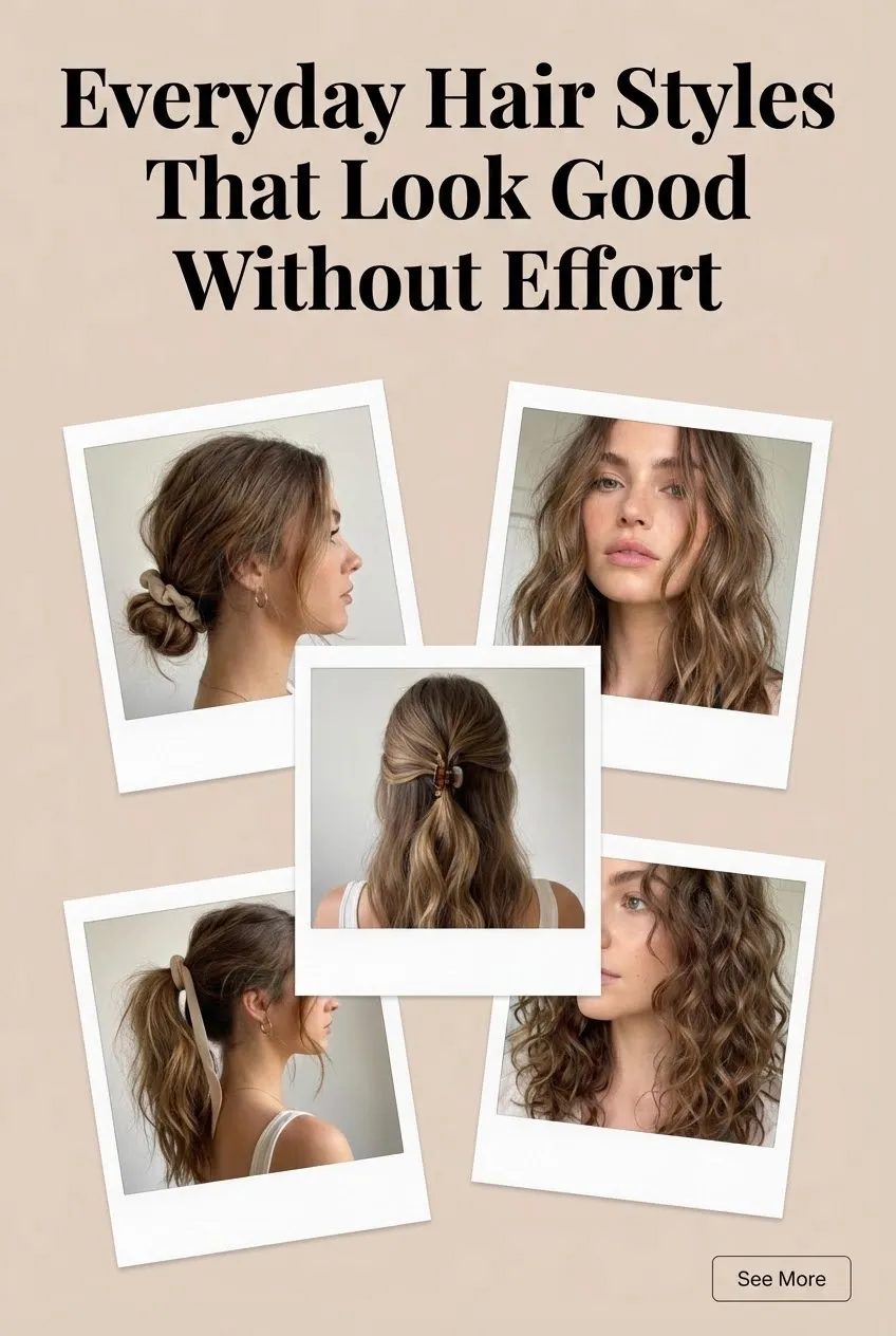 Everyday Hair Styles That Look Good Without Effort