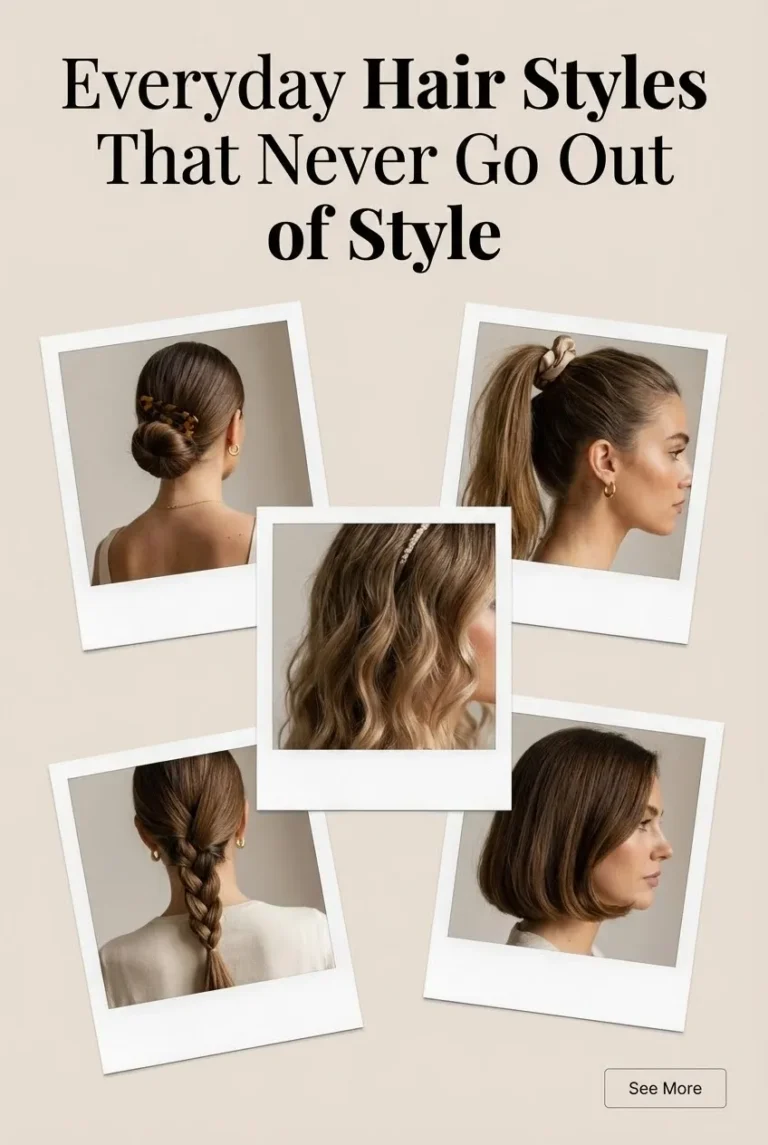 Everyday Hair Styles That Never Go Out of Style