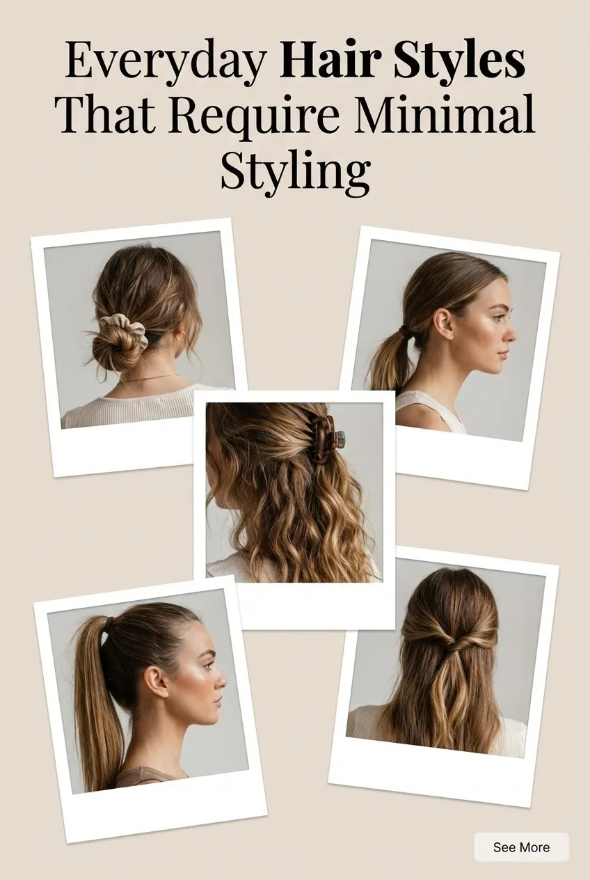 Everyday Hair Styles That Require Minimal Styling