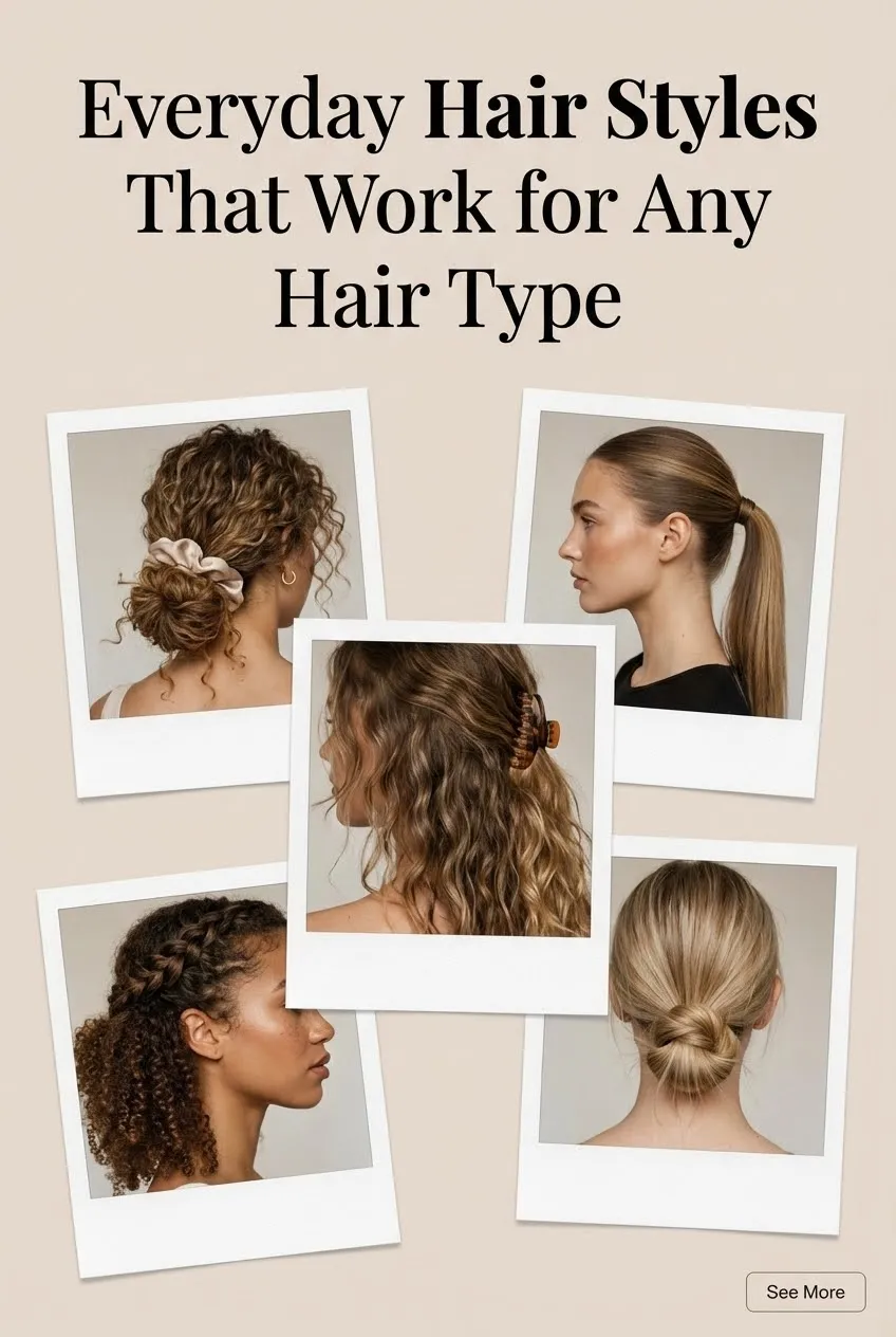 Everyday Hair Styles That Work for Any Hair Type
