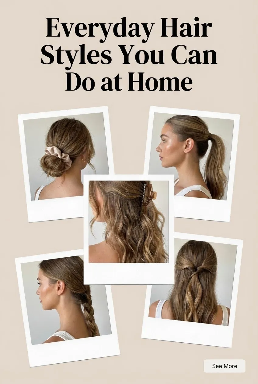 Everyday Hair Styles You Can Do at Home
