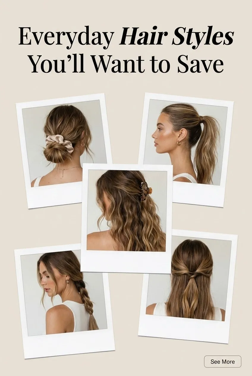 Everyday Hair Styles Youll Want to Save