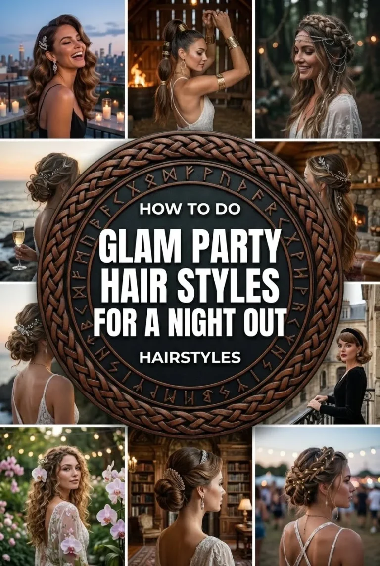 Glam Party Hair Styles for a Night Out