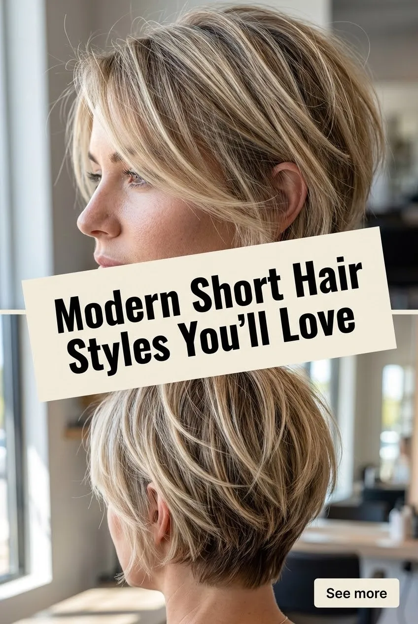 Modern Short Hair Styles Youll Love