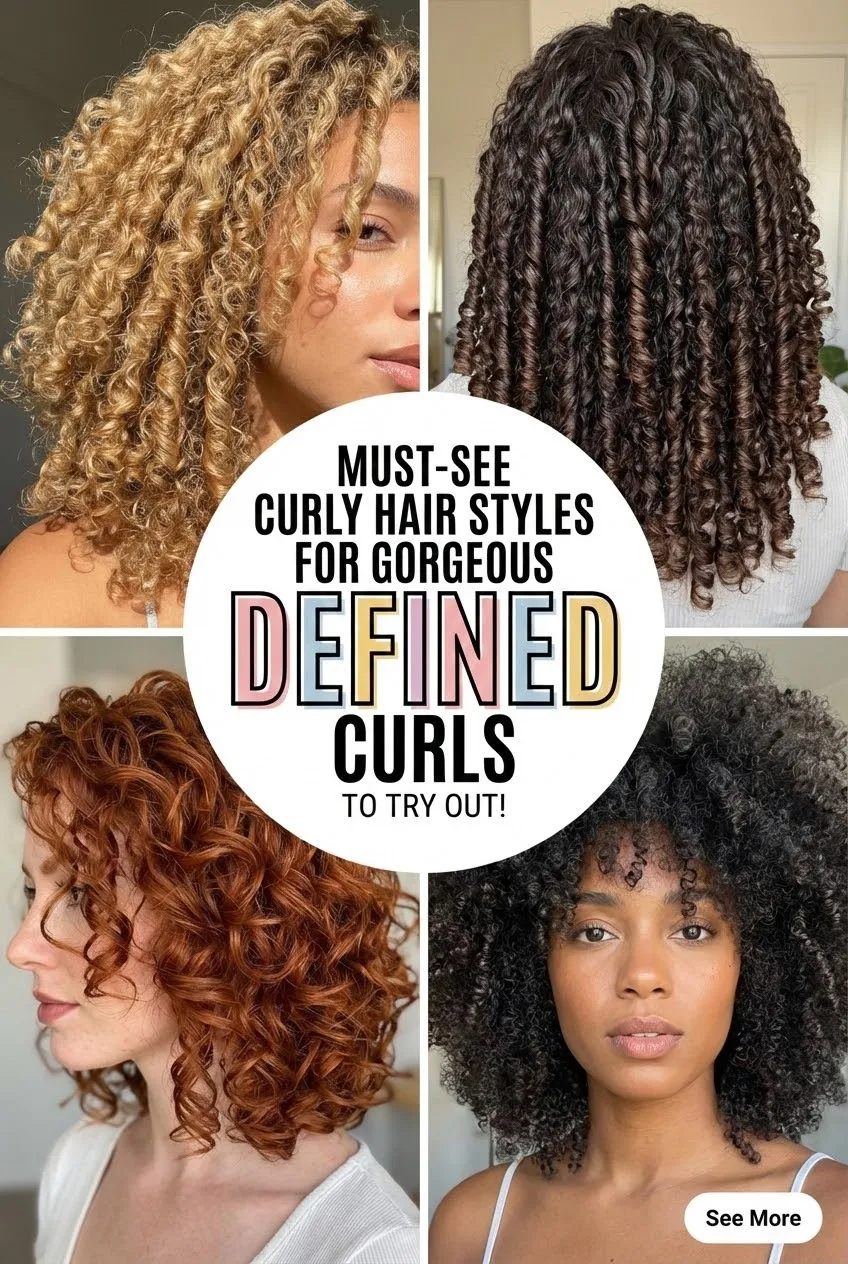 Must See Curly Hair Styles for Gorgeous Defined Curls