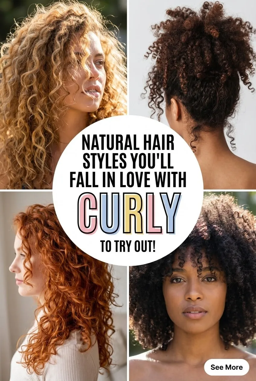 Natural Curly Hair Styles Youll Fall in Love With