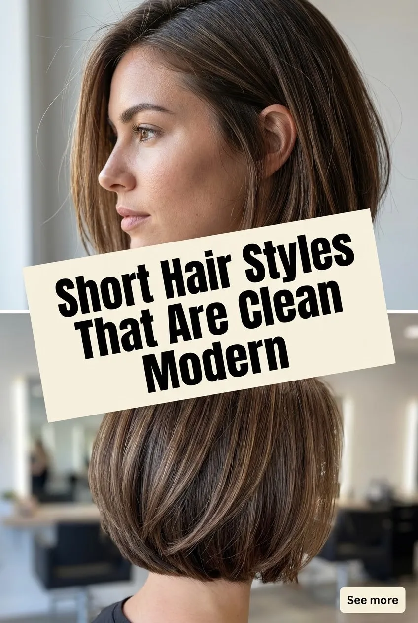 Short Hair Styles That Are Clean and Modern