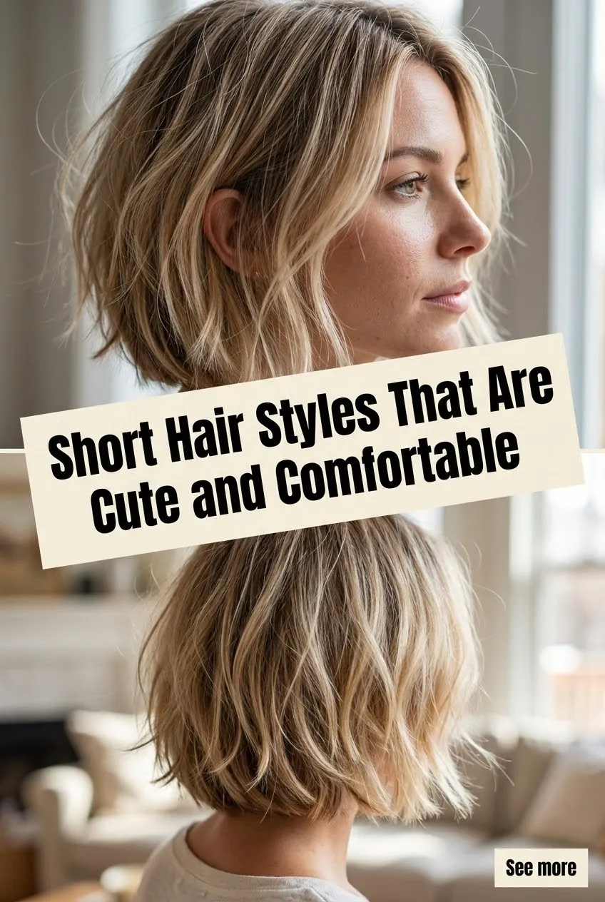 Short Hair Styles That Are Cute and Comfortable