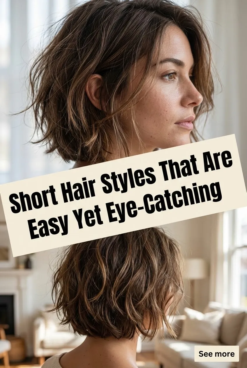 Short Hair Styles That Are Easy Yet Eye Catching