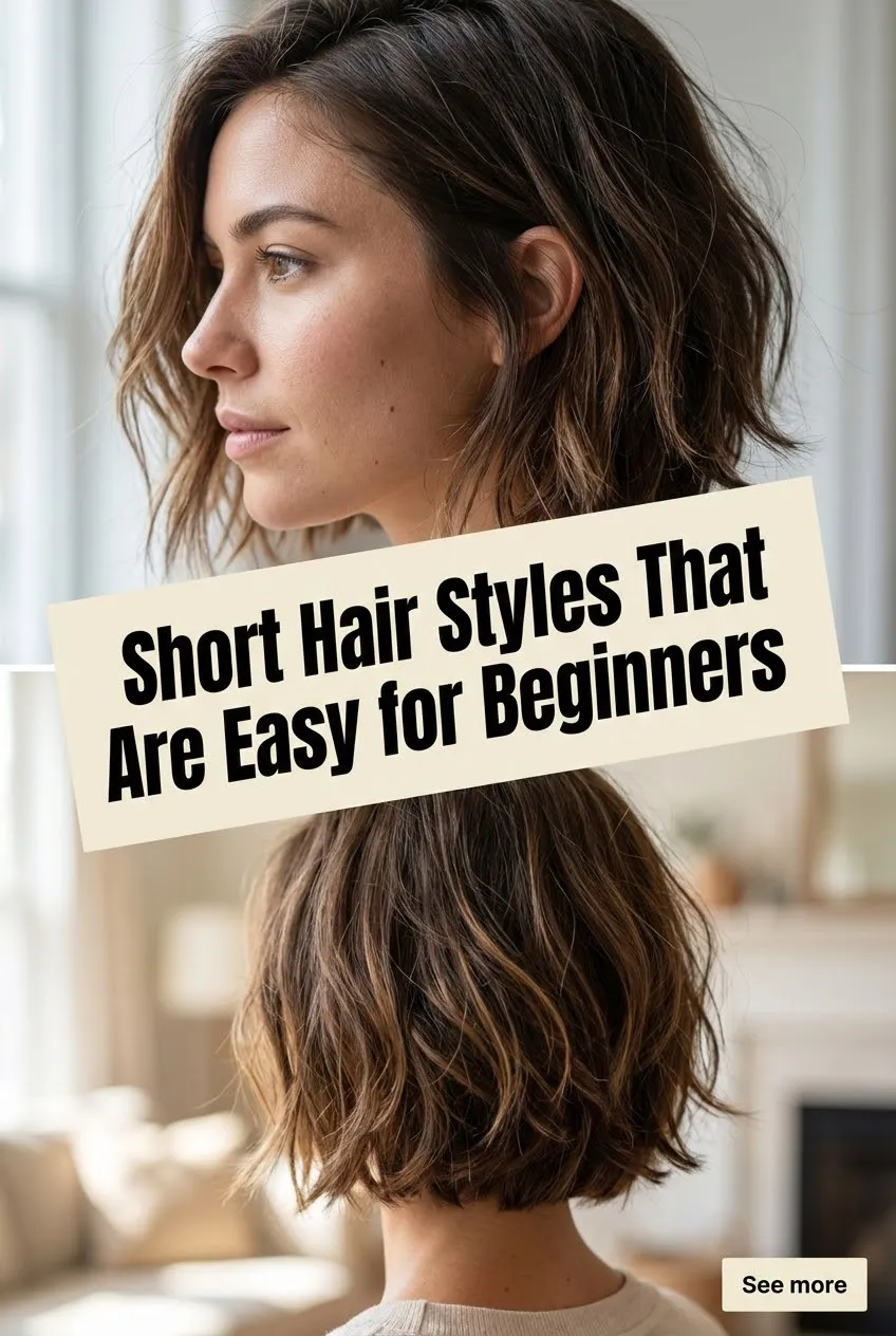 Short Hair Styles That Are Easy for Beginners
