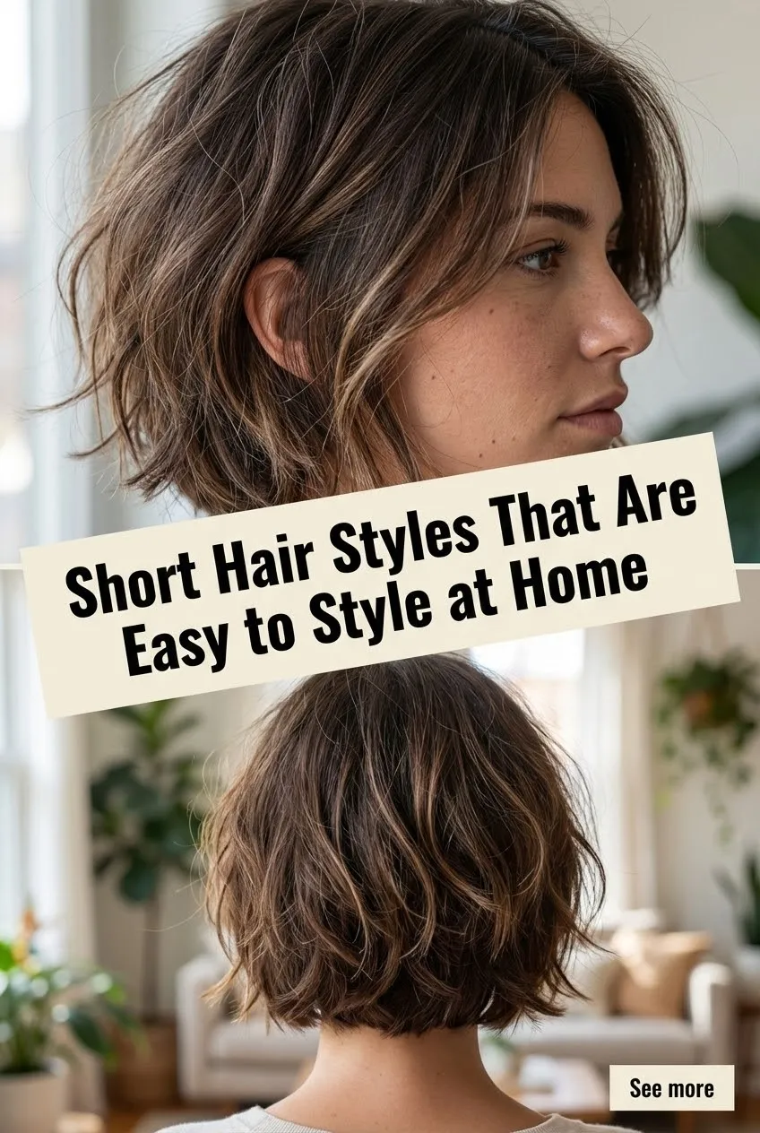 Short Hair Styles That Are Easy to Style at Home