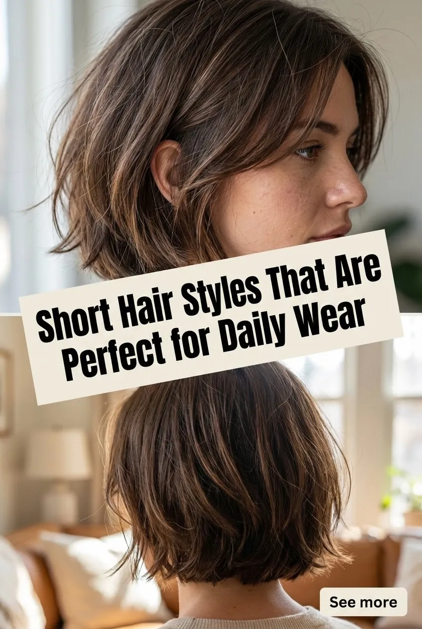 Short Hair Styles That Are Perfect for Daily Wear